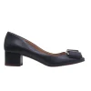 Abby - Navy Leather