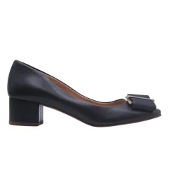 Abby - Navy Leather
