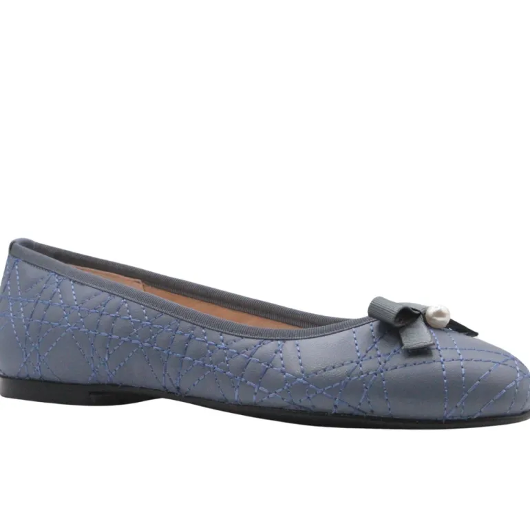 Candiace - Slate Blue Leather