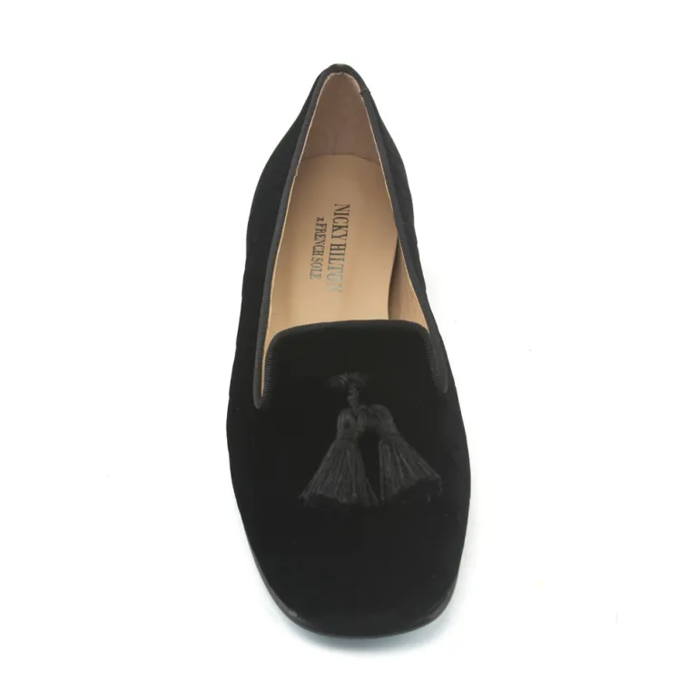 Eloise - Black Quilt Velvet