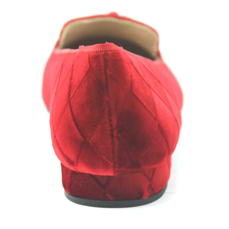 Eloise - Red Quilt Velvet