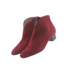 Eva - Burgundy Suede