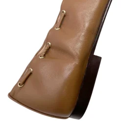 Lauren - Dark Camel Leather