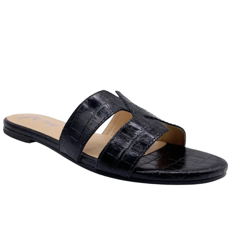 Livia - Black Croco
