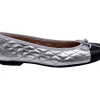 Passport Leather Sole - Silver Metallic and Black