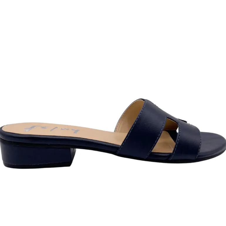 Riviera - Navy Leather