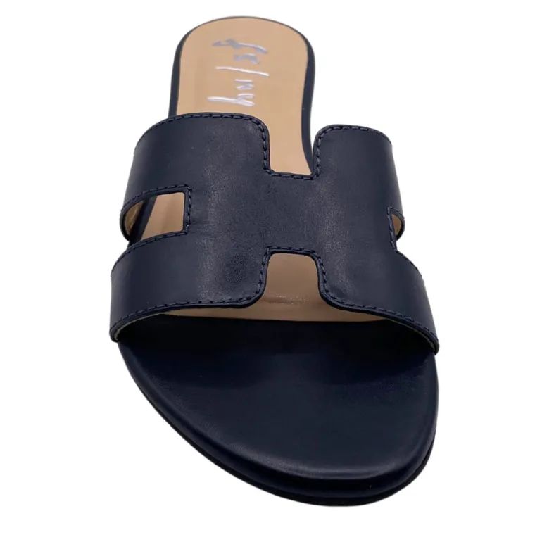 Riviera - Navy Leather