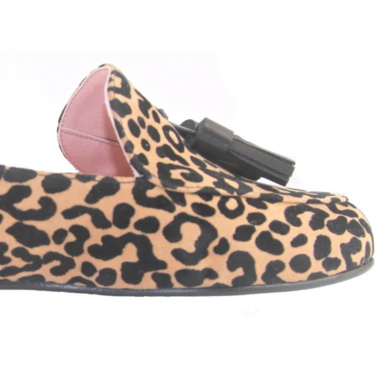 Stacey - Beige Leopard