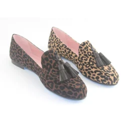 Stacey - Beige Leopard