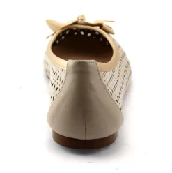 Tessa - Beige Leather