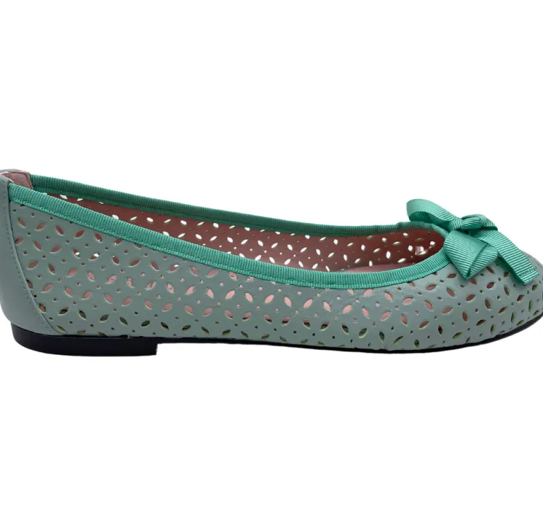 Tessa - Mint Leather